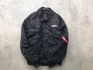 ALPHA INDUSTRIES CWU-45/Pフライトジャケット XL アルファ メンズ ブルゾン ナイロン MA-1 CWU-36/P 黒 ブラック