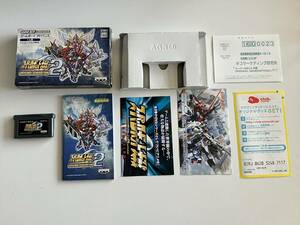 良品　22-GBA-09　ゲームボーイアドバンス　スーパーロボット大戦2　オリジナルジェネレーション　セーブOK動作品