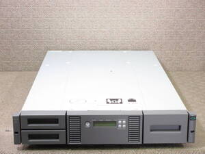 【LTO7 搭載】HPE StoreEver MSL2024 テープライブラリ / 2Uラックマウント / LTO7 PN:38L7559 / No.X279