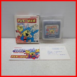 ☆動作保証品 GG ゲームギア PAC-MAN パックマン namcot ナムコ 箱説ハガキ付【PP