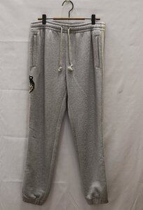 【中古美品】GUCCI グッチ 18SS strip jogging タイガーワッペン スウェットパンツ テクニカルジャージ グレー サイズS コットン X9198