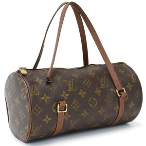 1円 ◆定価10万 LOUIS VUITTON ルイヴィトン ハンドバッグ パピヨン26 M51386 モノグラム ブラウン◆E.Bupr.zE-21