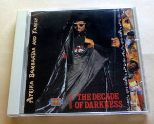 アフリカ・バンバータ　Afrika Bambaataa And Family / 暗黒の10年 The Decade Of Darkness 1990-2000 CD HIPHOP ELECTRO JAMES BROWN