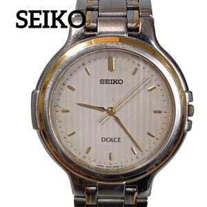 【即決 稼働 良品】1206-9 SEIKO DOLCE セイコードルチェ メンズ 腕時計 稼働 8J41 6110