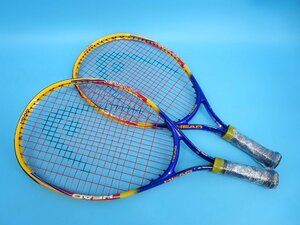 ＨＥＡＤ　テニスラケット　Agassi 55　2本まとめて　硬式用　縦55㎝　現状品　※クラフトシート梱包　（中　AGS22