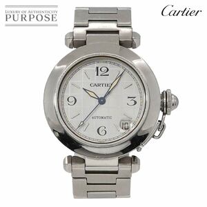 カルティエ Cartier パシャC W31023M7 ボーイズ 腕時計 デイト シルバー オートマ 自動巻き ウォッチ Pasha C 90236625