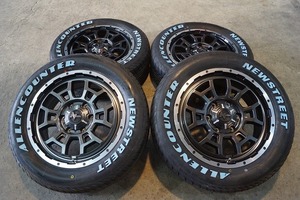 【未使用 SET】215/60R17 215/60-17 オーレンカウンター ホワイトレター NITRO POWER H6 17 6H139.7 6.5J+38 200 ハイエース