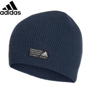 新品・未使用♪adidas≪アディダス≫♪メンズ スポーツ　パフォーマンス ビーニー　ニット帽♪ネイビー♪ワンサイズ♪