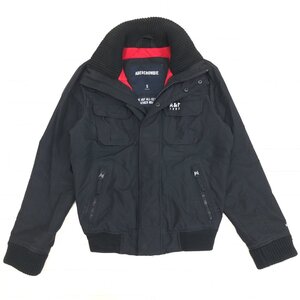 ◆Abercrombie&Fitch アバクロンビー&フィッチ ALL-SEASON WEATHER WARRIOR JACKET 中綿入り ブルゾン S 黒 ジャケット アバクロ アメカジ