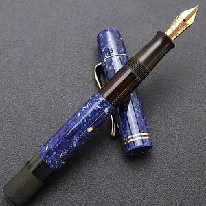 (ペン先18K ) ペリカン Pelikan リミテッドエディション 1935ブルーF 万年筆 限定1753/1935 ※筆記未確認◆おたからや【G-B50864】同梱-2