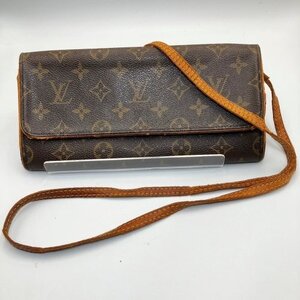 ◆ LOUIS VUITTON ポシェット・ツインGM モノグラム M51852 ルイヴィトン ショルダーバッグ LV モノグラム ジャンク品 is KBS