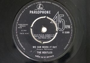 英7 Beatles We Can Work It Out / Day Tripper R5389 PARLOPHONE /00080