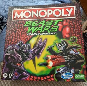 Monopoly Transformers Beast Wars Hasbro Parker Brothers NEW Sealed 海外 即決