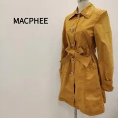 MACPHEE マカフィー コート マスタード レディース