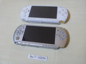 T-10284 / PSP-1000 / PSP-3000 / 2台セット / PlayStationPortable / ゲームの読み込み・起動〇 /リセット済み / 60サイズ / ジャンク扱い