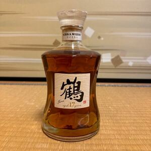 7 未開栓 NIKKA ニッカ 鶴 17年 スリムボトル 43％ 700ml 