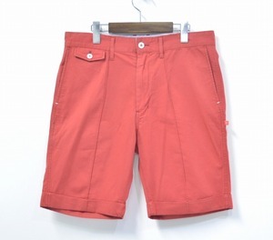 BEDWIN ベドウィン 5/L MIANI SATIN PANTS MANI 5分丈ショートパンツ RED レッド 2 SHORTS ショーツ HLAF ハーフ & THE HEARTBREAKERS