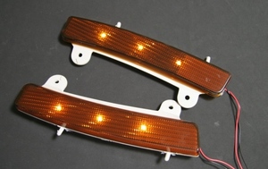 フェアレディＺ３３　ＬＥＤ side reflector　ブラックオレンジ前期型　３５０Ｚ　リフレクター　マーカー　