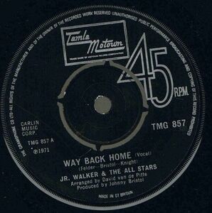 英7 Junior Walker & The All Stars Way Back Home TMG857 Tamla Motown /00080