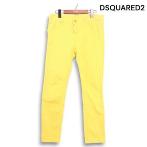 イタリア製★ DSQUARED2 ディースクエアード 通年 ストレッチ カラー スキニー デニム パンツ ジーンズ Sz.36 レディース　K4B01038_C#R