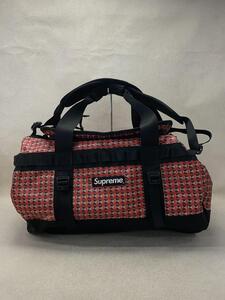 THE NORTH FACE◆Studded Small Base Camp Duffle Bag/ボストンバッグ/PVC/RED/総柄//