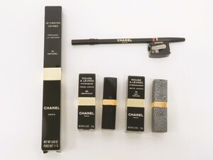 ♪yy3042-7 570 未使用 CHANEL シャネル ROUGE A LEVRES HYDRABASE CREME LIPSTICK 85 /15 リップ 口紅 / LIP DEFINER おまけ 化粧品