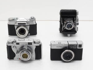 ★訳あり大特価★ クラシックカメラ 4台セット VOIGHTLANDER / KONICA II / FUJI RAPID SF #TA6470