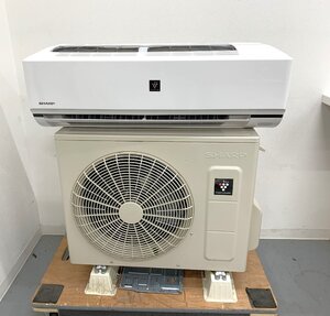 秦野店【直接引取or家財便・中古品】11-17 SHARP シャープ ルームエアコン AY-R28F-W 室外機 AU-R28FY 2023年製 リモコン 取扱説明書付