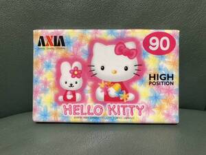 【新品未開封】ハローキティ　HELLO KITTY　オーディオ　カセットテープ　90分　AXIA