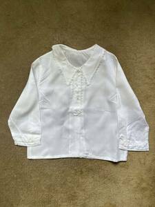 昭和レトロ シャツ フォーマルブラウス ブラウス レース テイジン ヴィンテージ Japan Shirt Blouse Lace Vintage