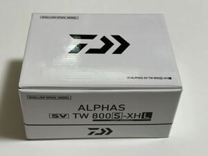 新品未使用 DAIWA ALPHAS SV　ダイワ アルファスSV TW800S-XH L(左) ベイトリール