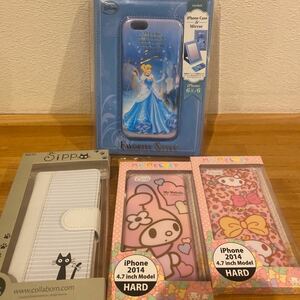 【新品・未開封・4ヶまとめ売りセット】iPhone【6s・6】スマホケース ハードケース 【管:★663★】サンリオ・ディズニー iFace好きな方！