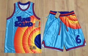 ○新品 ナイキ　スペース・プレイヤーズ　Ｌサイズ　NIKE TUNE SQUAD ジャージ 上下セット　レブロン・ジェームズ　ユニフォーム