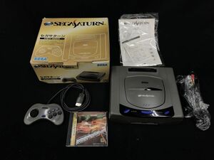 0602-126T②6402 セガサターン SEGA SATURN HST-0004 湾岸デッドヒート付き コントローラー 説明書 箱有り