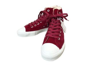 (D) 未使用 COMME des GARCONS コムデギャルソン ベロア ハイカット スニーカー 23.5 ハイトップ シューズ (ma)