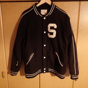 【黒XLサイズ】SUPREME スタジャン スタジアムジャンパー virsity jacket シュプリーム ブラック ビンテージ ヴィンテージ