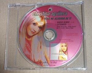 Christina Aguilera / Pero Me Acuerdo De Ti　クリスティーナ・アギレラ　プロモCDシングル