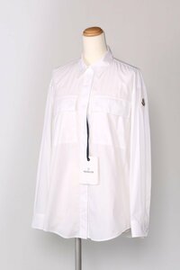 モンクレール レディース コットン＆ナイロン シャツ ホワイト サイズ38 MONCLER L/S SHIRT 2F000 08 596OT 032 WHITE 新品/2