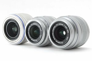 OLYMPUSミラーレスレンズまとめ売り（標準レンズ M.ZUIKO 14-42mm 3本）