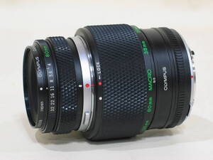 即決！　OLYMPUS　80mm F4 MACRO　オートエクステンションチューブ付　新同極上品　#109098