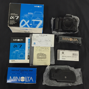 1円 美品 MINOLTA a-7 デジタル一眼レフ デジタルカメラ ボディ 本体 元箱