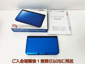 【1円】ニンテンドー3DSLL 本体 セット ブルー/ブラック SPR-001 任天堂 初期化/動作確認済 3DS LL E06-336rm/F3