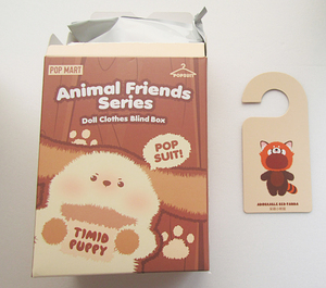 POPMART ◆ Animal Friends 「ADORCABLE RED PANDA」 レッサーパンダ　ドールクローズ　ぬいぐるみ用　着ぐるみ　アニマルフレンズ