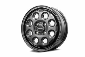 JAOS ジャオス ADAMAS MIL-8 14x4.5J+45 4H 100.0 マットガンメタリック 14インチ 鋳造1ピースホイール 1本