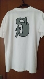 Old Stussy “S”80s 黒タグ size L 白