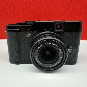 ▲ FUJIFILM X10 コンパクトデジタルカメラ レンズ SUPER EBC f=7.1-28.4mm 1:2.0-2.8 動作未確認 現状品 ジャンク 富士フィルム
