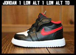 送料無料 即決【未使用】 NIKE ★ JORDAN 1 LOW ALT 1 LOW ALT TD 9cm ★ ナイキ ジョーダン 1 CI3436- 063 子供靴 運動靴 スリッポン 