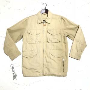 ★オールド★Timberland ティンバーランド★ジップアップ ジャケット ブルゾン★size S(実寸XL程度)★ミリタリー★メンズ★大きめ　SSS