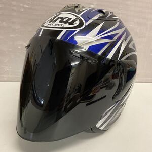 営AB71-100Y Arai アライ ヘルメット SZ Ram lll M2005 SNELL 59・60cm ジェットヘルメット MH131194 フルフェイスヘルメット 