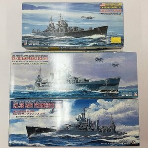 mL162b [未組立] ピットロード 1/700 米国海軍重巡洋艦 CA-38 サンフランシスコ 1944 CA-68 ボルティモア 1943 他 | プラモデル F